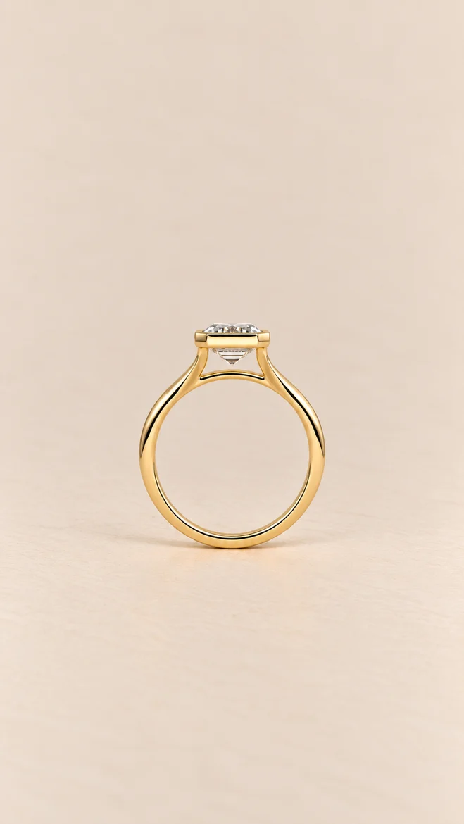 Anillo Bisel, vista 2