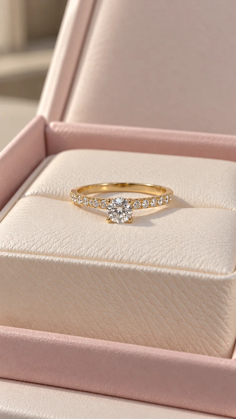 Anillo Riviere redondo, vista 1