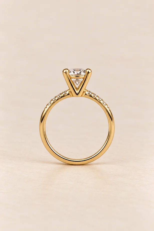 Anillo Riviere oval, vista 2
