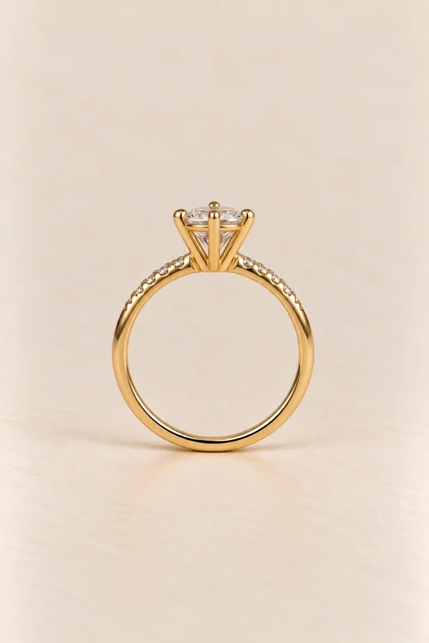 Anillo Riviere marquise, vista 2