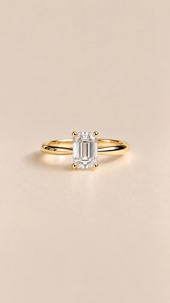 Diamante corte Esmeralda
