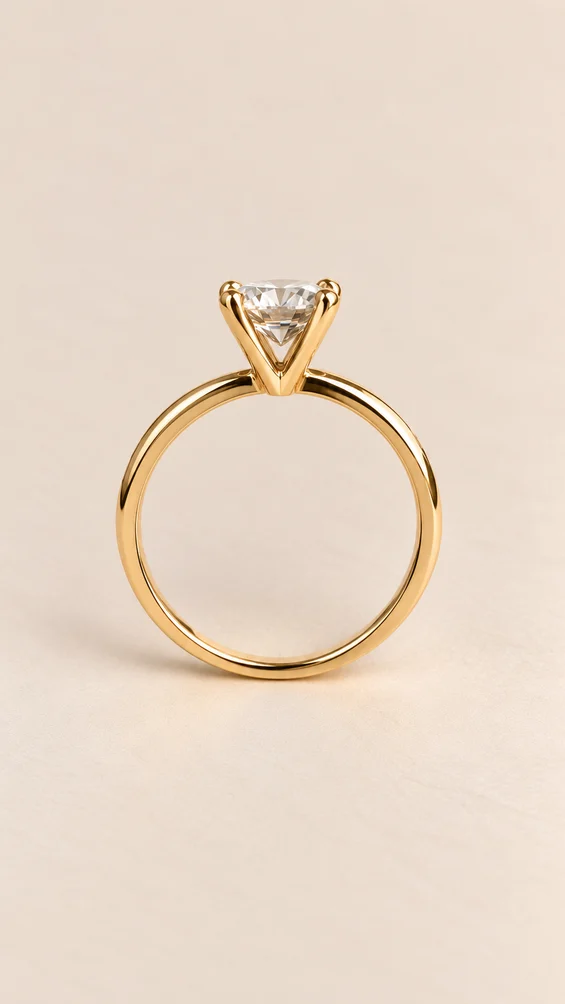 Anillo Clásico redondo, vista 2