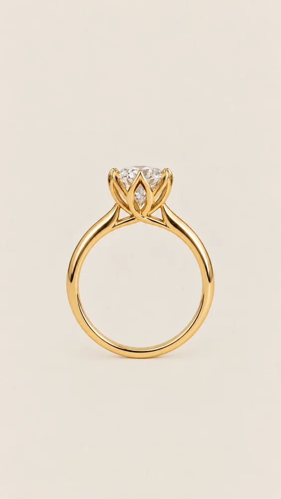 Anillo Tulipán, vista 2