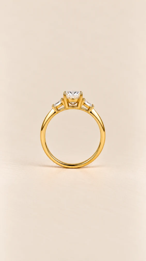 Anillo Sandy marquise con diamante natural, vista 2